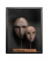 Two sculptures wall art