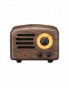 OTR Wood Walnutwood BT Speaker with FM Radio