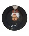 Ceramic Dinner Plate Sultan Edition - black